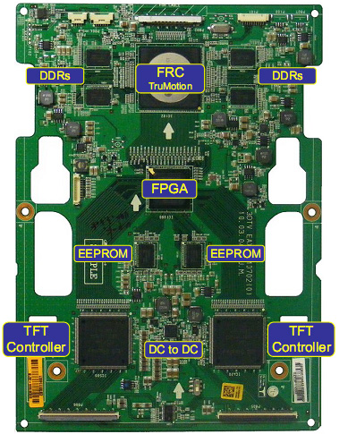 LCD TV 3D T-CON Board