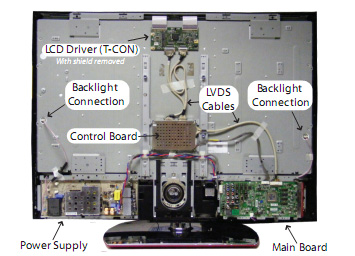 samsung lcd tv display