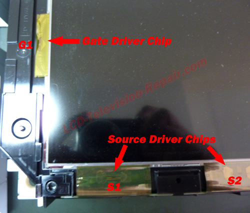 lcd panel source driver and gate driver chips