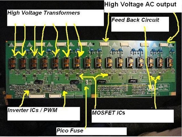 lcd tv inverter board