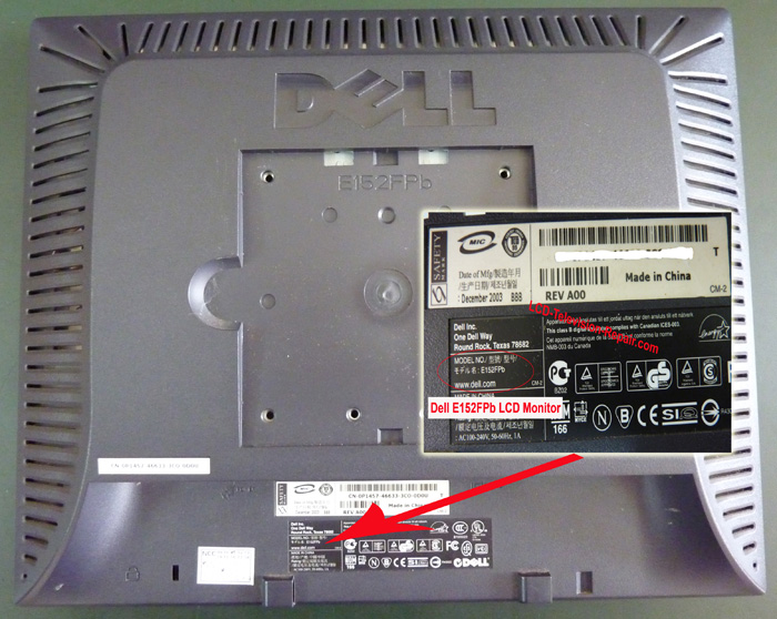 Dell E152FPb LCD Monitor