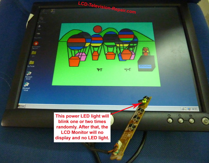 Dell E152 LED light status