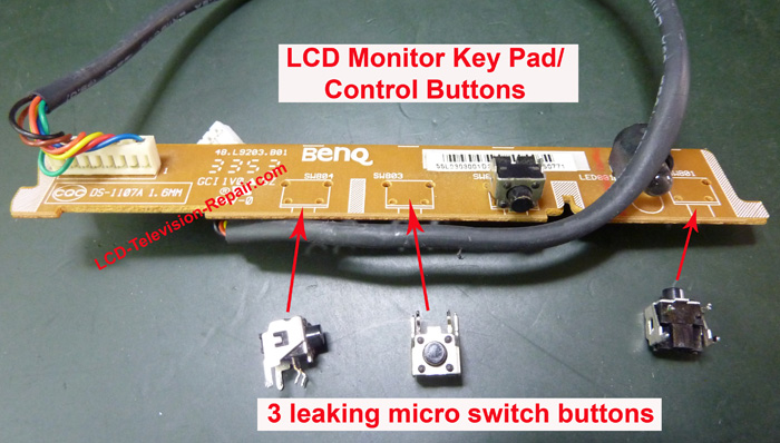 lcd monitor control panel and key pad lcd monitor control panel and key pad