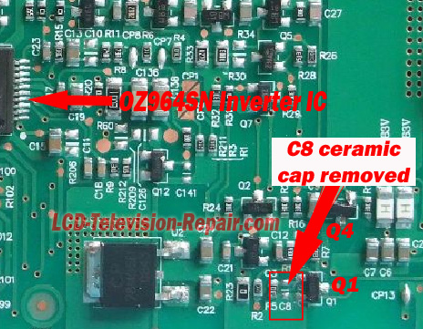 repair inverter board C8 changed repair inverter board C8 changed