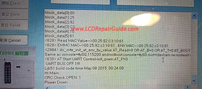 how to read/write the universal TV mainboard eMMC & CPu