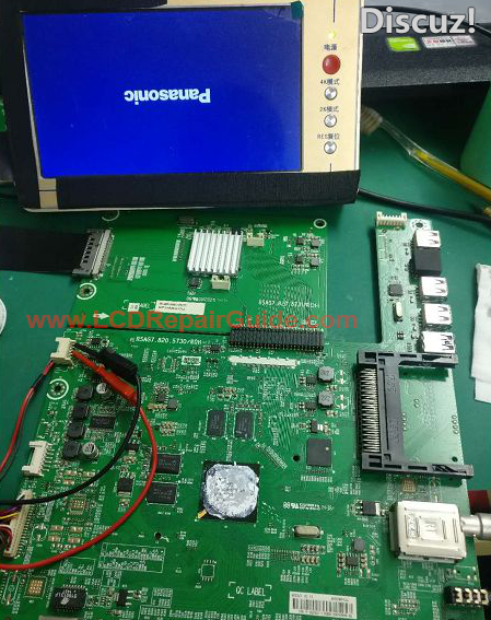 panasonic tv hisense mainboard stuck in logo problem