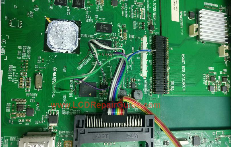 connect with RT809H programmer flying 4 wire connect with RT809H programmer flying 4 wire