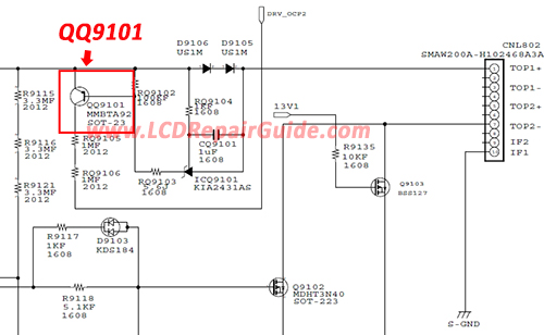 how to repair samsung led tv power supply