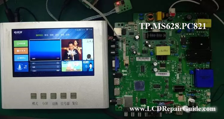 repair led lcd tv mainboard problem 