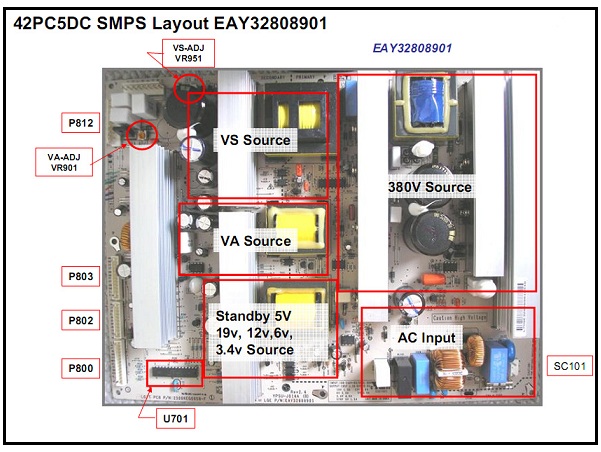 lg plasma tv psu