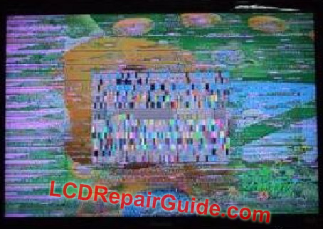 lcd tv abnormal display lcd tv abnormal display