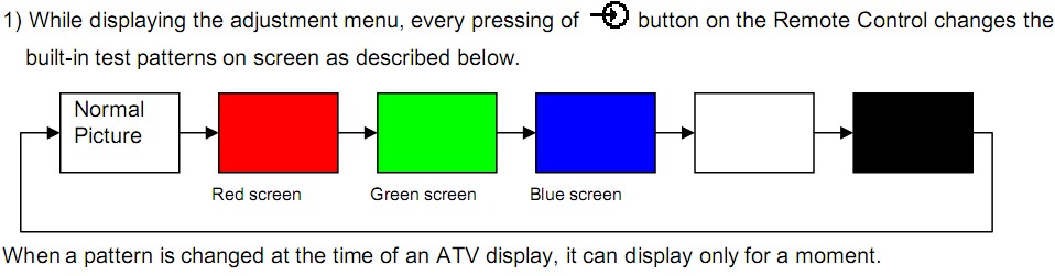 toshiba lcd tv service mode