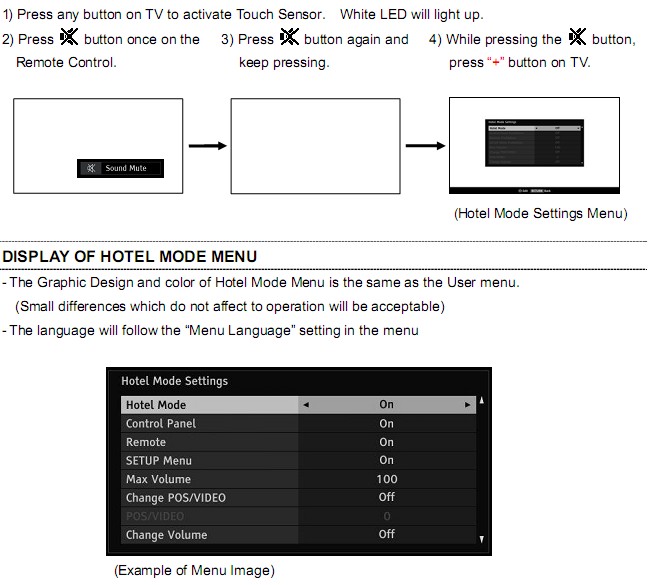 toshiba entering hotel mode menu toshiba entering hotel mode menu