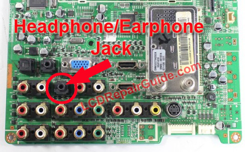 Tv mainboard headphone jack Tv mainboard headphone jack