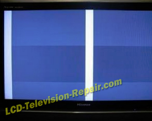Hisense TLM-3233D Blue screen with Vertical White Bar Hisense TLM-3233D Blue screen with Vertical White Bar