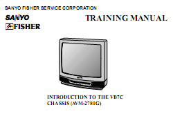 sanyo fisher crt repair training